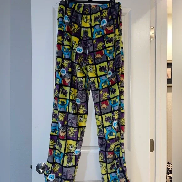 Monsters Inc. pajamas pants 💜💚💙 - Picture 3 of 3